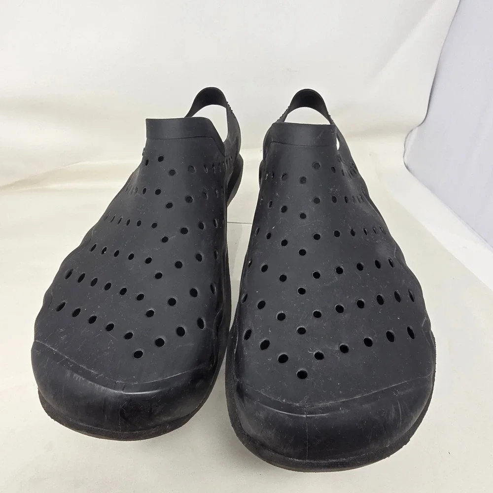 Crocs Swiftwater Wave Sandals Mens 13 Black Excellent Water Shoes Clogs Slip On